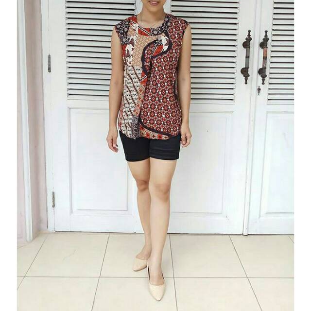 T108 Atasan wanita / Atasan batik wanita / Baju wanita / Baju batik dewasa / Baju batik wanita