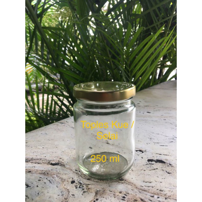 Botol / Jar / Toples Kaca 250ml kaca