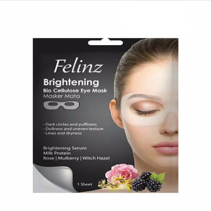 FELINZ BIO-CELLULOSE EYE MASK BRIGHTENING -1 SHEET SACHET