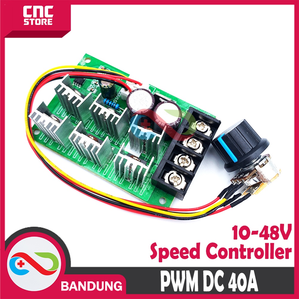 PWM DC 10V-48V 40A SPEED CONTROLLER MOTOR LAMPU MODULE