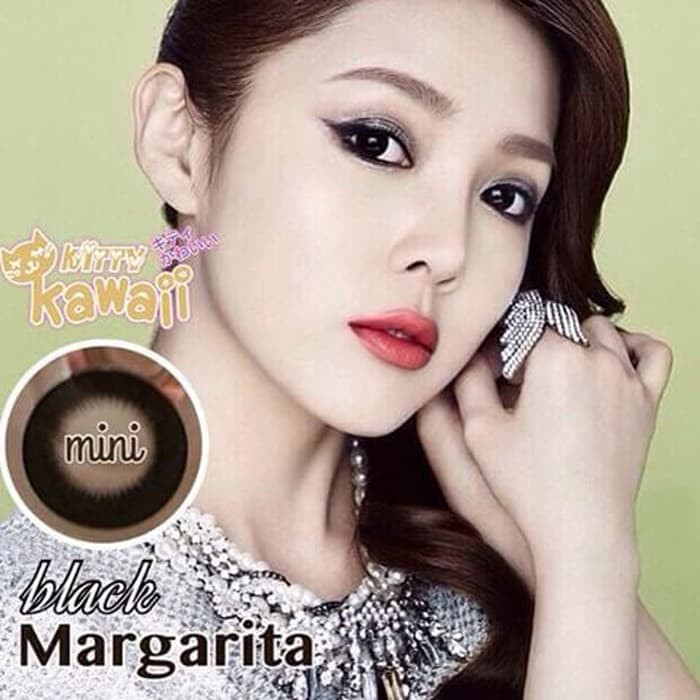 Softlens Kitty Kawaii Mini Margarita Black (Hitam)