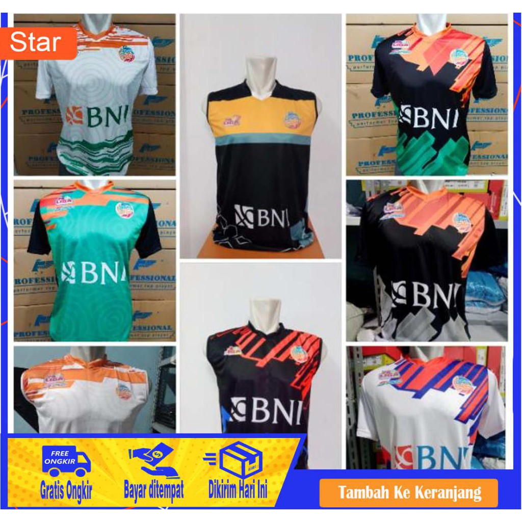 BAYAR DITEMPAT - JERSEY VOLLY PROLIGA 2020 / BNI 46 PRINTING XL1363