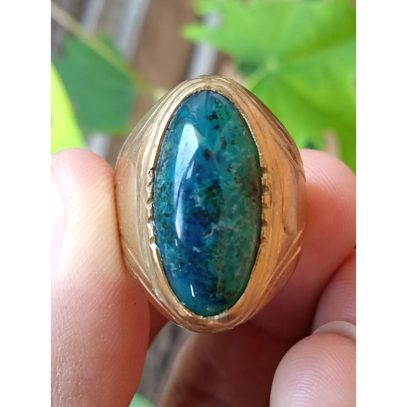 Natural Bacan Doko Majiko ( Batu Akik Ternate - bukan giok opal kalimaya pirus kecubung lavender )