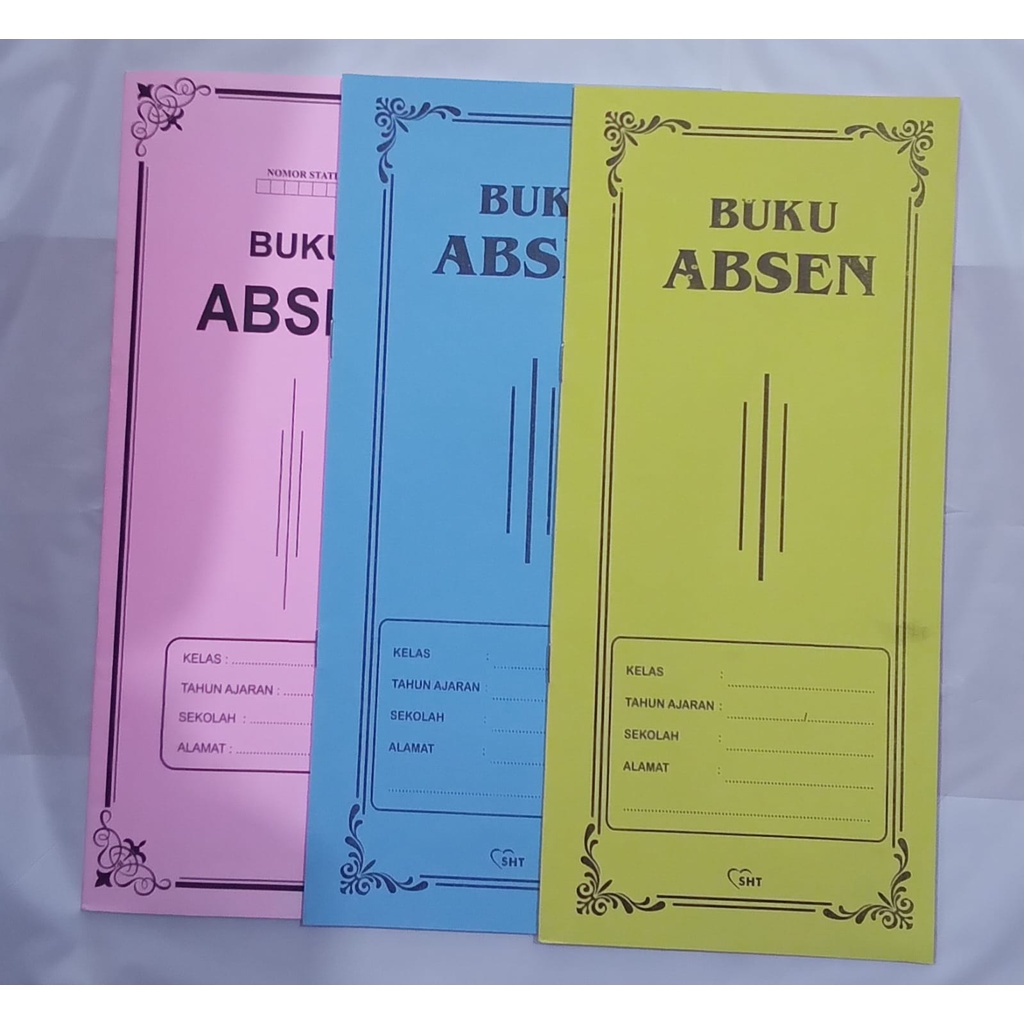 Jual Buku Absen Siswa / Buku Absen Kelas | Shopee Indonesia