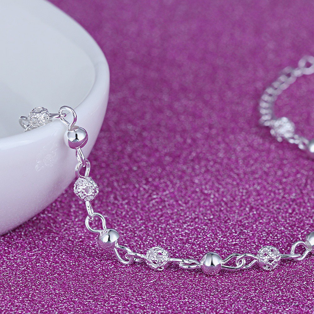 Gelang Kaki Sterling Silver 925 Gaya Korea untuk Wanita