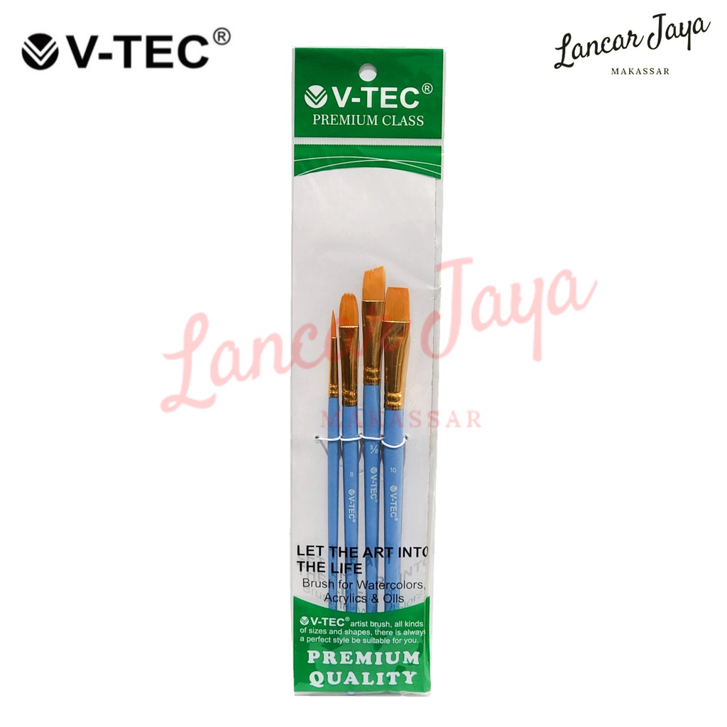 

Brush Kuas Cat Air Cat Minyak Lukis Acrylic V-TEC VTEC A0270/4