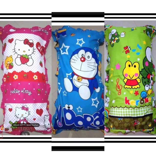  sarung  bantal  cinta JUMBO sarung  bantal  panjang doraemon 