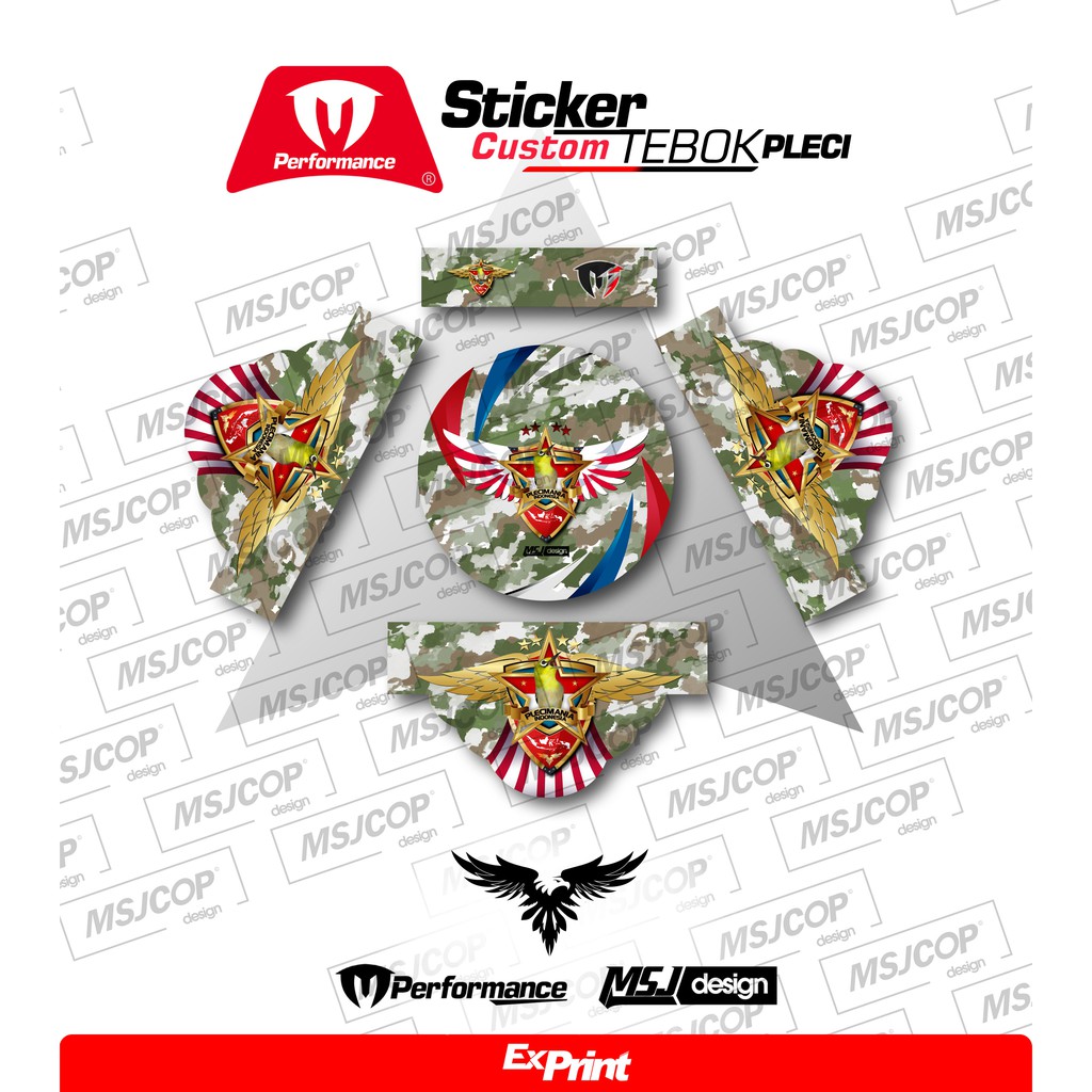 Sticker Tebok Pleci Pleci Mania Indonesia