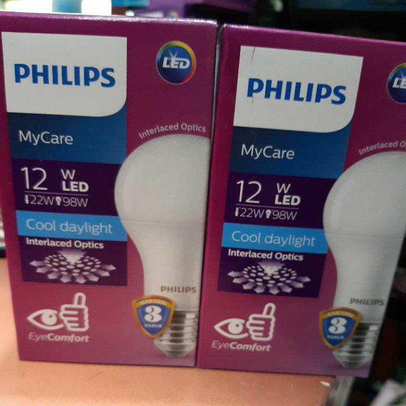 lampu led philips 12 watt putih