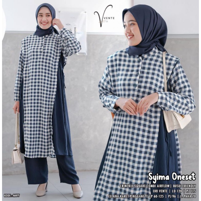 (NEW)SETELAN WANITA OOTD//SYIMA ONE SET BY VENTE