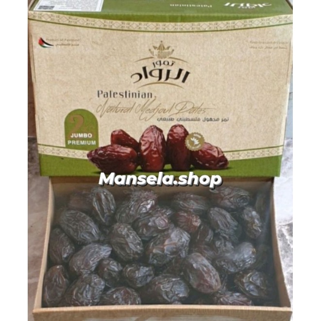 

kurma Medjoel Palestina Jumbo 2 kg x 4 pac. Original packing Pabrik
