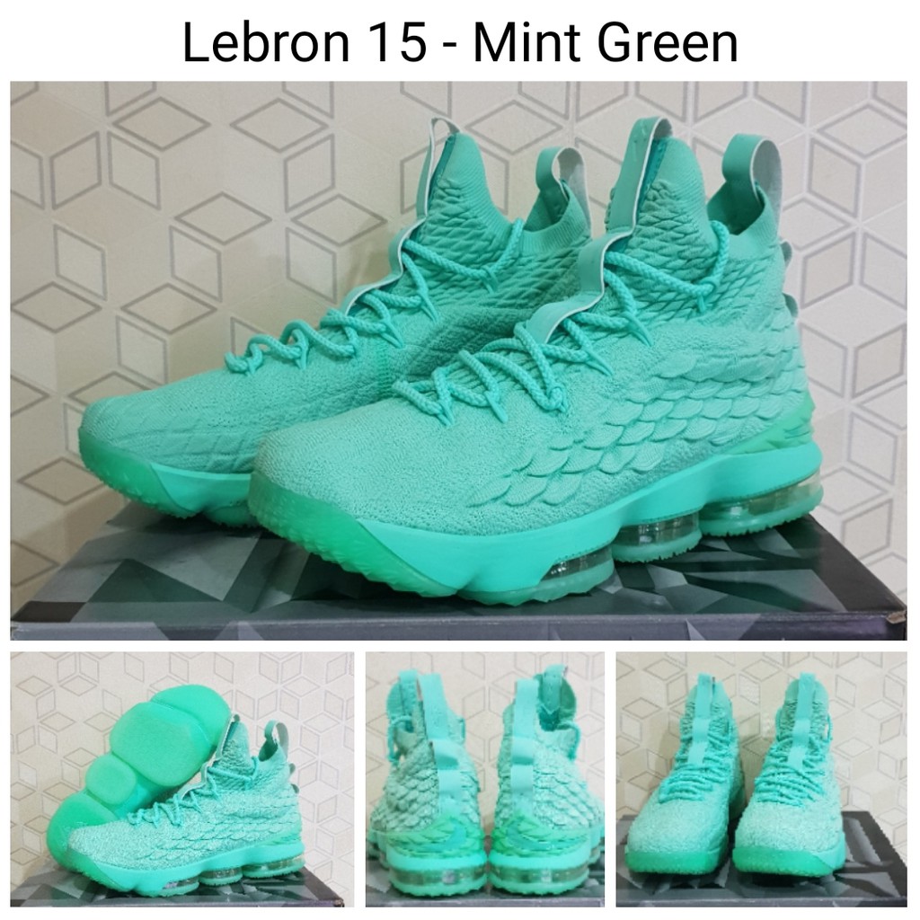 lebron 15 mint green