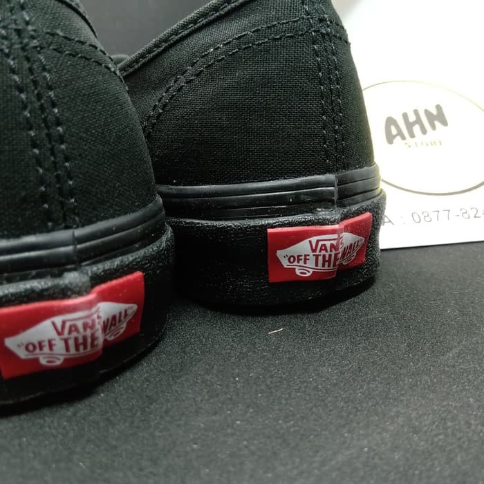 vans authentic full black original