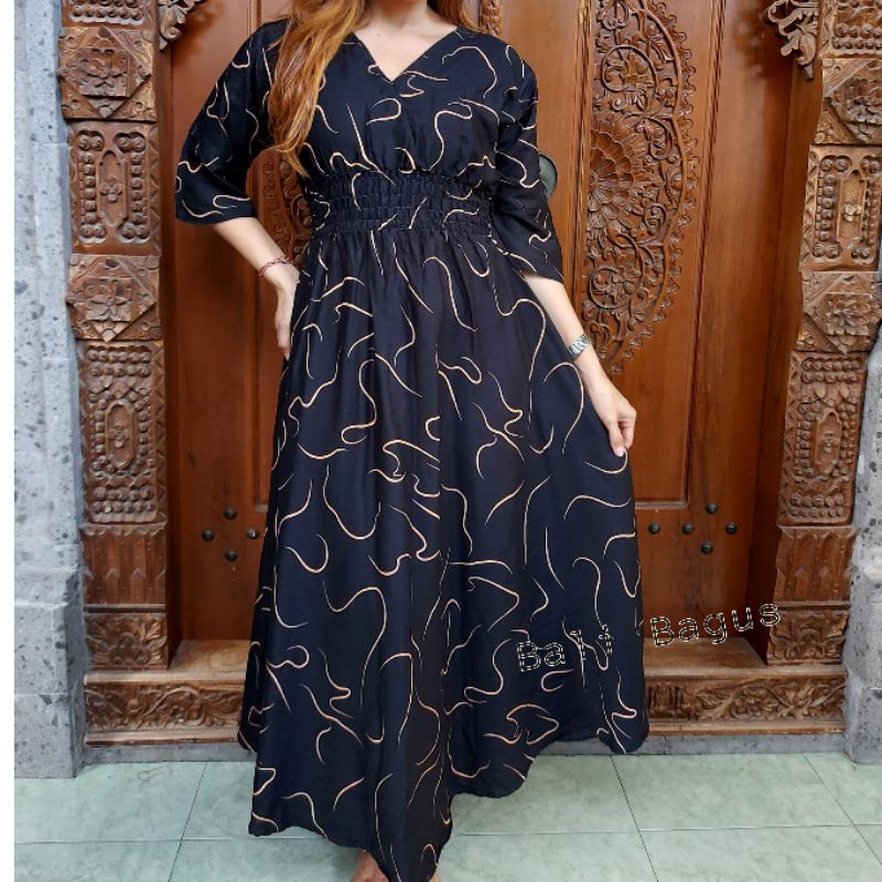 GAMIS BALI / DRES MOZA ( lengan lonceng)-5