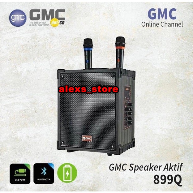 SPEAKER AKTIF PORTABLE GMC 899Q EXTRA BASS ORIGINAL