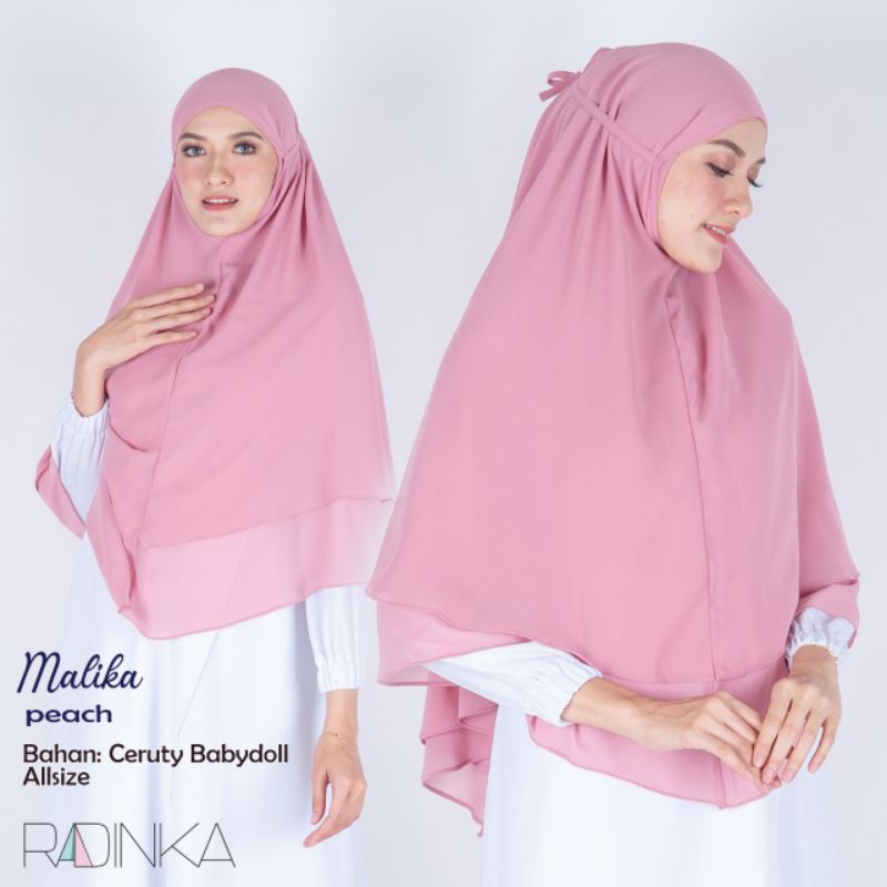 PROMO HABIS KAN STOK DIJUAL MURAH Kerudung Khimar Syari Tali tanpa Pad 2 layer babydoll