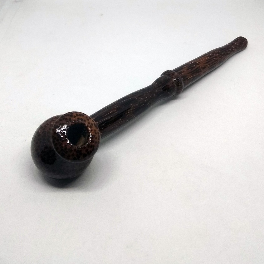 Pipa rokok cangklong/Padud/Bahan dari kayu aren/model popeye