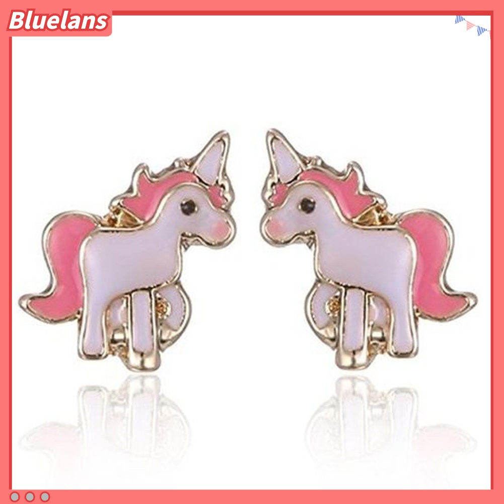 Bluelans Kalung Liontin Kuda Pony Bahan Alloy Untuk Wanita