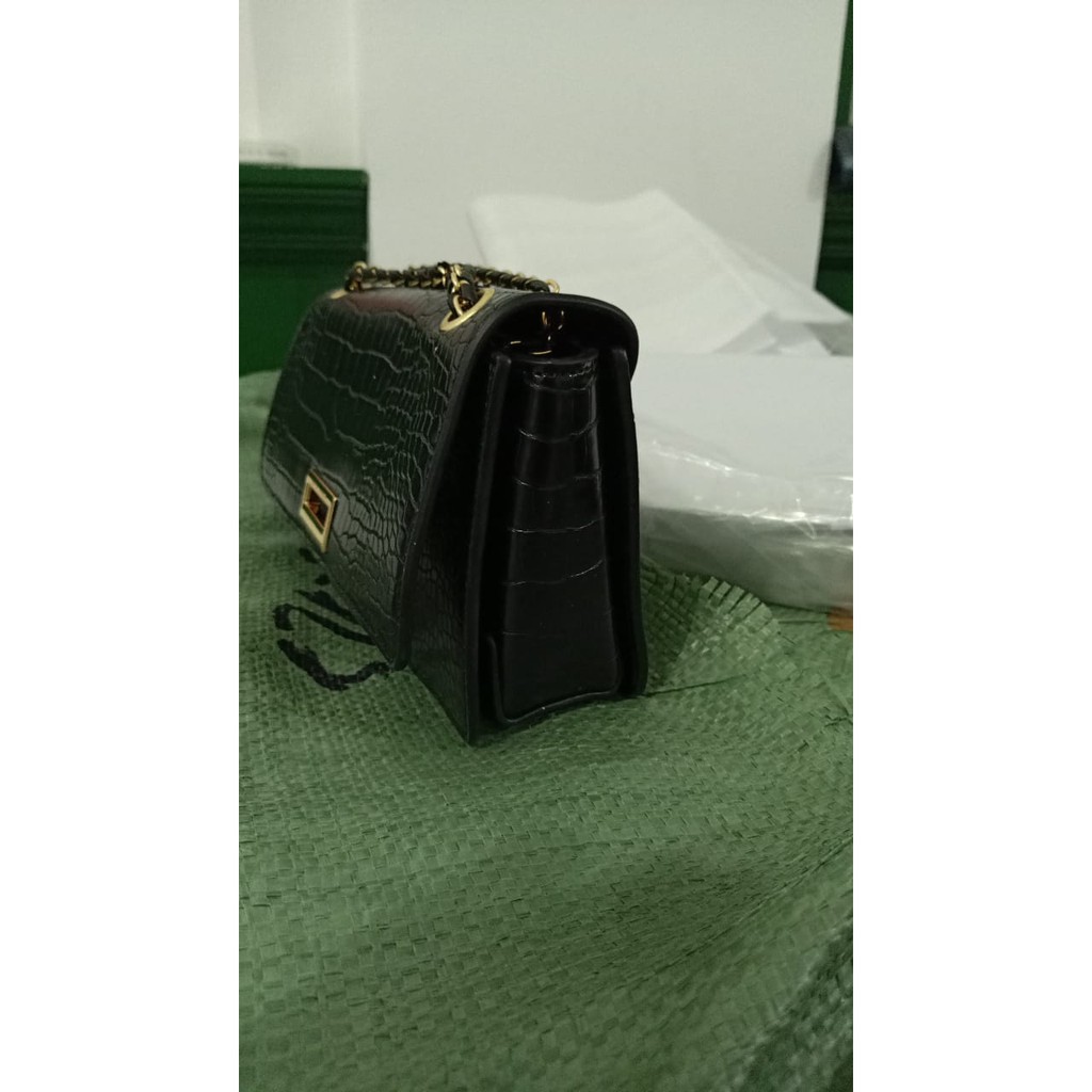 TAS WANITA SELEMPANG SHOULDER BAG CK CROCO WOMEN#75852