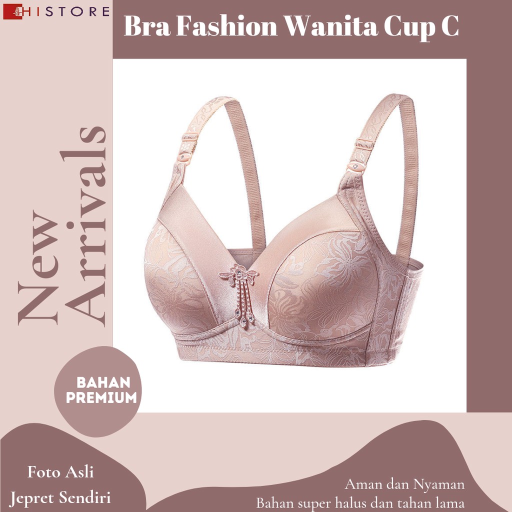 [HI]Bra BH JUMBO CUP C Fashion Wanita Bra wanita Premium BH Busa Tipis Tanpa Kawat Sangat Nyaman 888