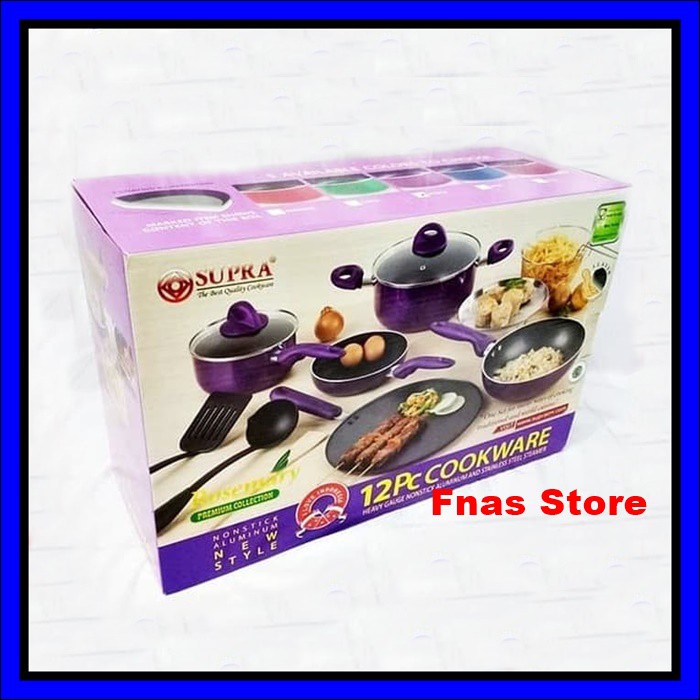 Panci Set Supra 12 Pcs Rosemary