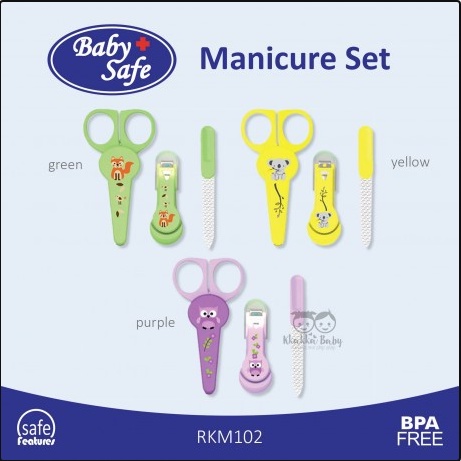 Baby Safe Manicure Set Gunting Kuku Bayi RKM 102