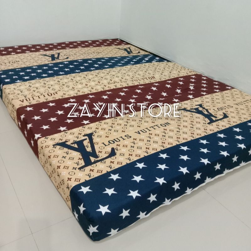 Kasur Busa/kasur lantai super awet, Muat 2 orang ukuran 180x120x10 motif random