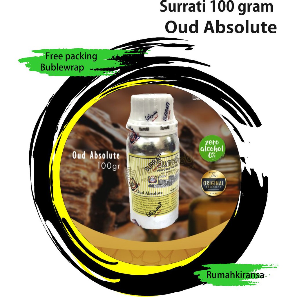 Parfum OUD ABSOLUTE 100gr | Parfum Surrati | Surrati Perfumes | Bibit Minyak Wangi