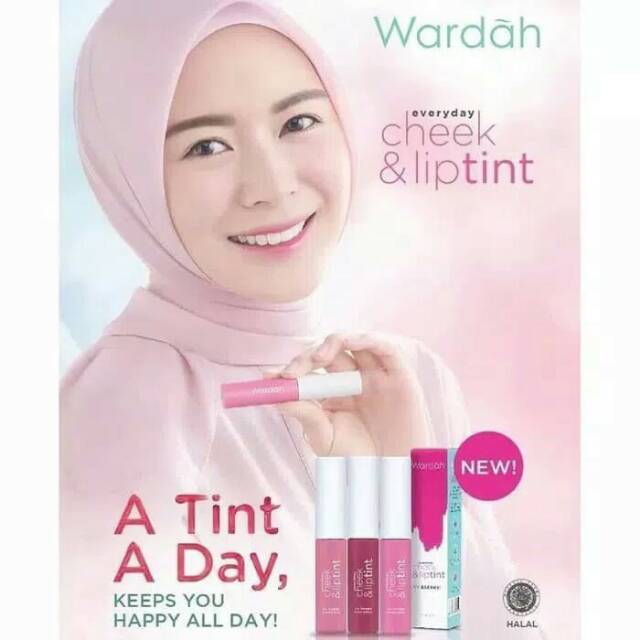WARDAH EVERYDAY CHEEK & LIP TINT / WARDAH LIP TINT ORIGINAL