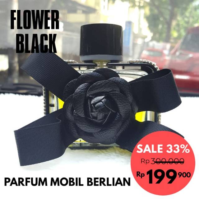 Parfum Mobil Ruangan Chanel Flower Hitam