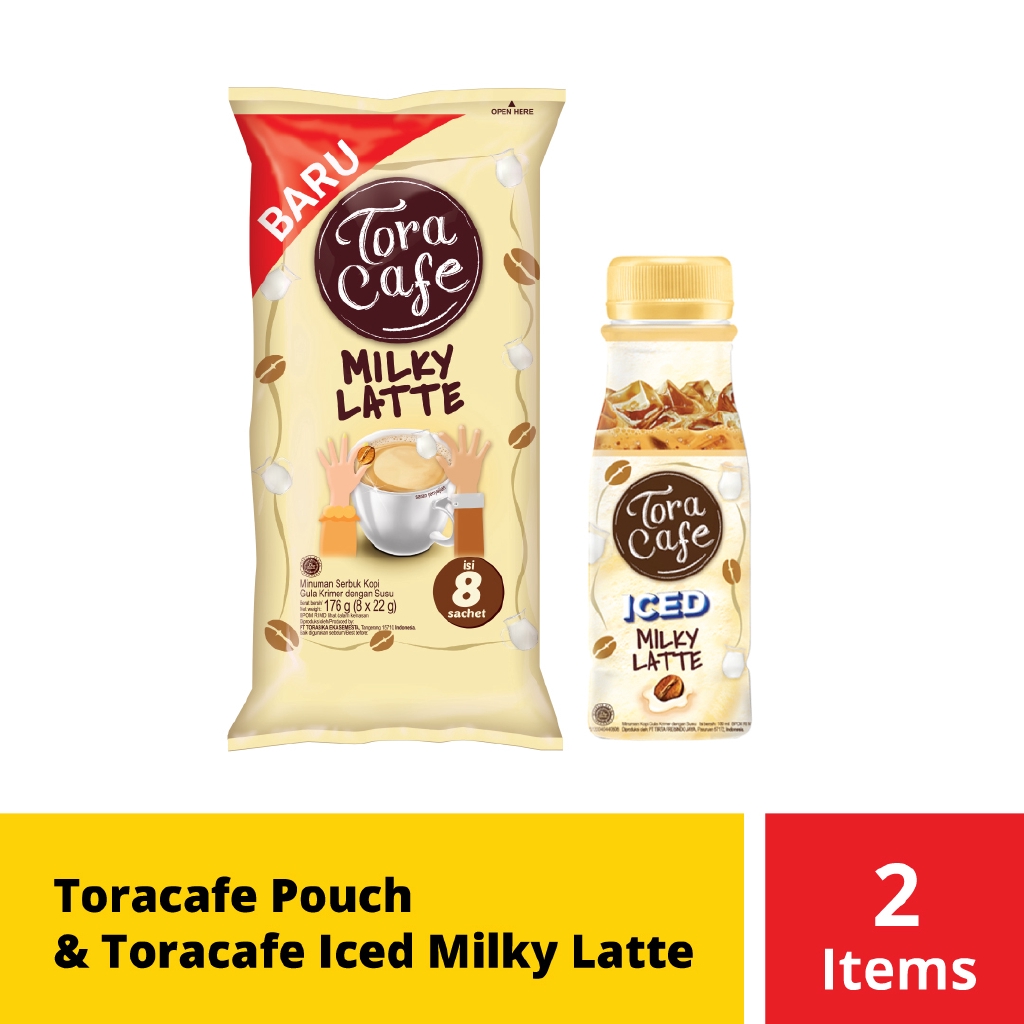 

Toracafe Pouch & Toracafe iced Milky Latte