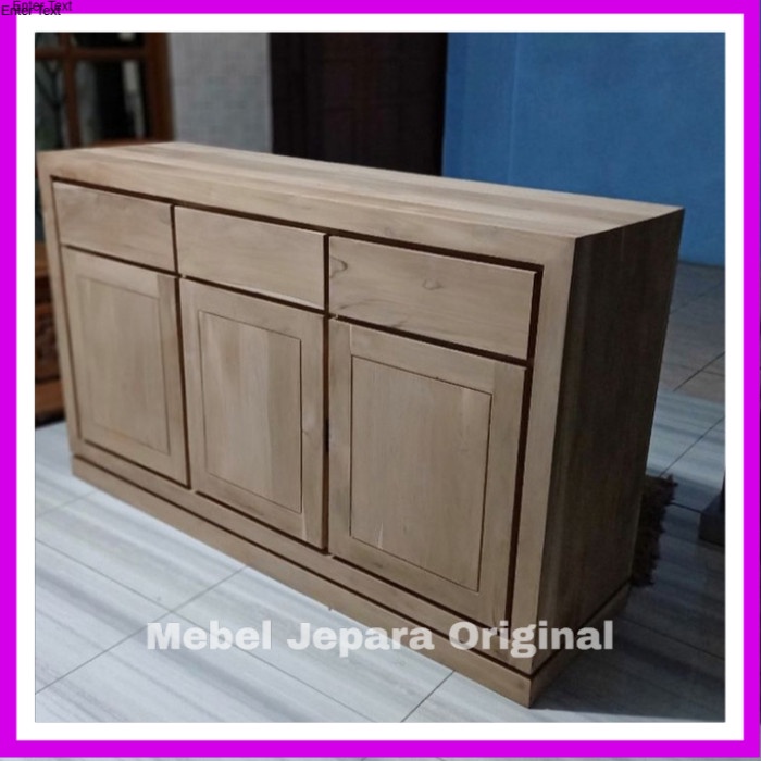 Jual Buffet Tv Minimalis Jati Furniture Shopee Indonesia