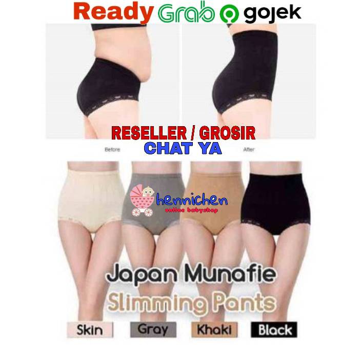 Munafie Pant Slimming Original Celana Korset Wanita Pengecil Perut