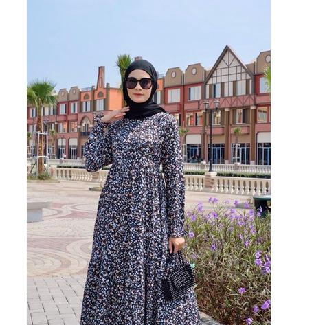 CODES8e8D--Laiqa dress muslim wanita motif bunga cantik busui adem | homedress muslim | dress wanita | dress rayon | dress busui | dress cantik | dress motif bunga | homedress rayon | homedress rayon