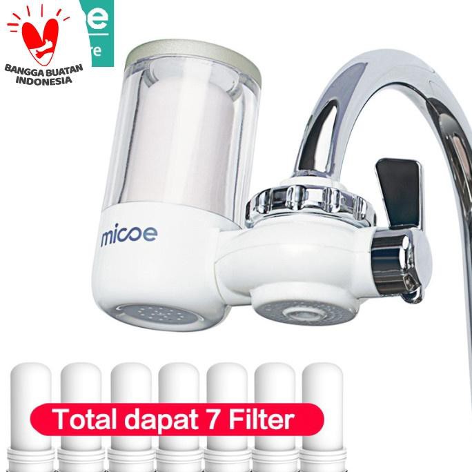 MICOE Pemurni Air kran Filter kran dapur total dapat 7 filter elemen