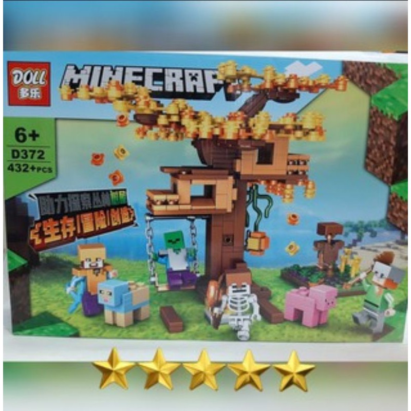Lego Block Minecraft Pohon Harta Karun