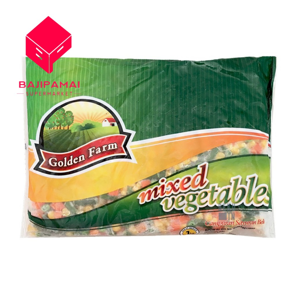

GOLDEN FARM MIXED VEGETABLES 1KG ( KHUSUS PENGANTARAN GOJEK/GRAB )