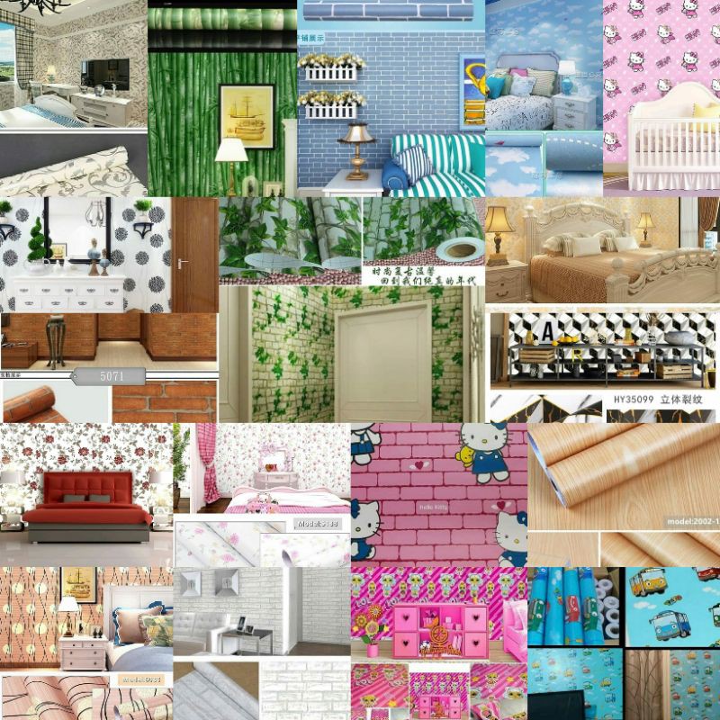 WALLPAPER DINDING 45CM X 10 M