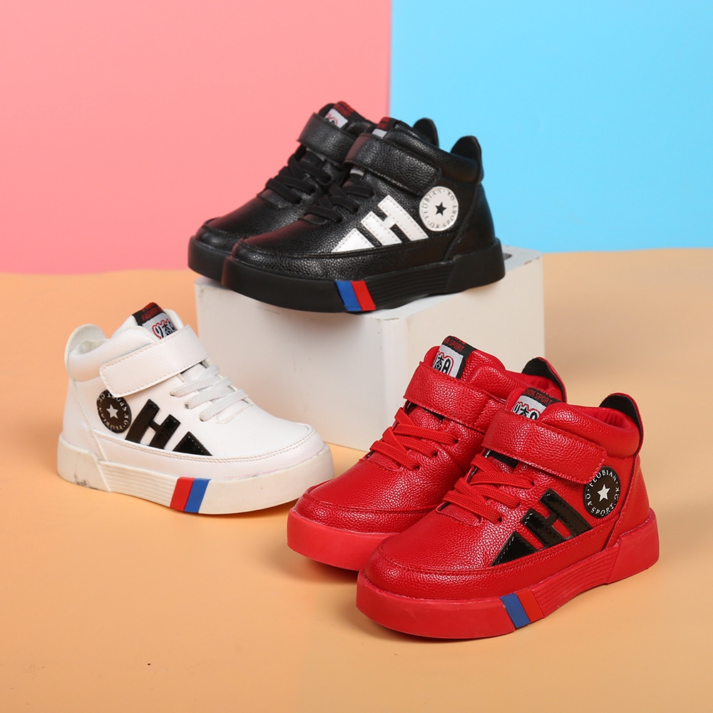  Sepatu  Sneakers  Casual Anak  Laki laki Model Lace Up 