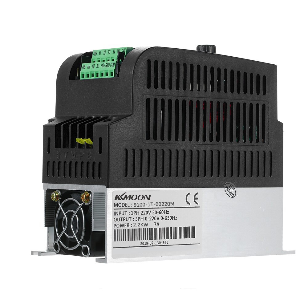 IMPORT 220V Frequency Converter Adjustable Speed VFD Inverter 3phase Mini Variable Frequency