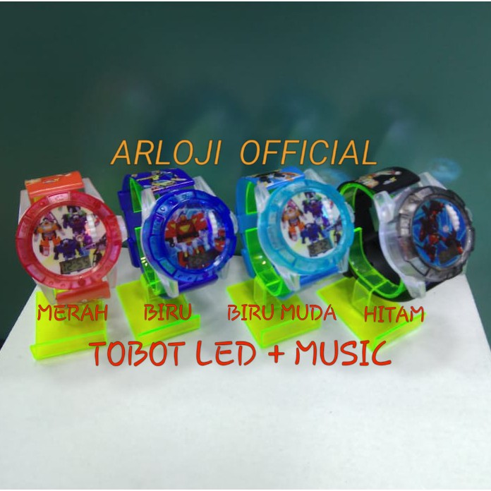 JAM TANGAN ANAK TOBOT LED PROYEKTOR TERMURAH