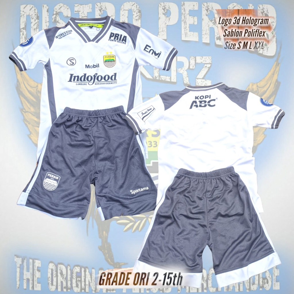 TERBARU baju bola setelan anak persib murah 2022 2023 bisa pakai nama GRADE OR1