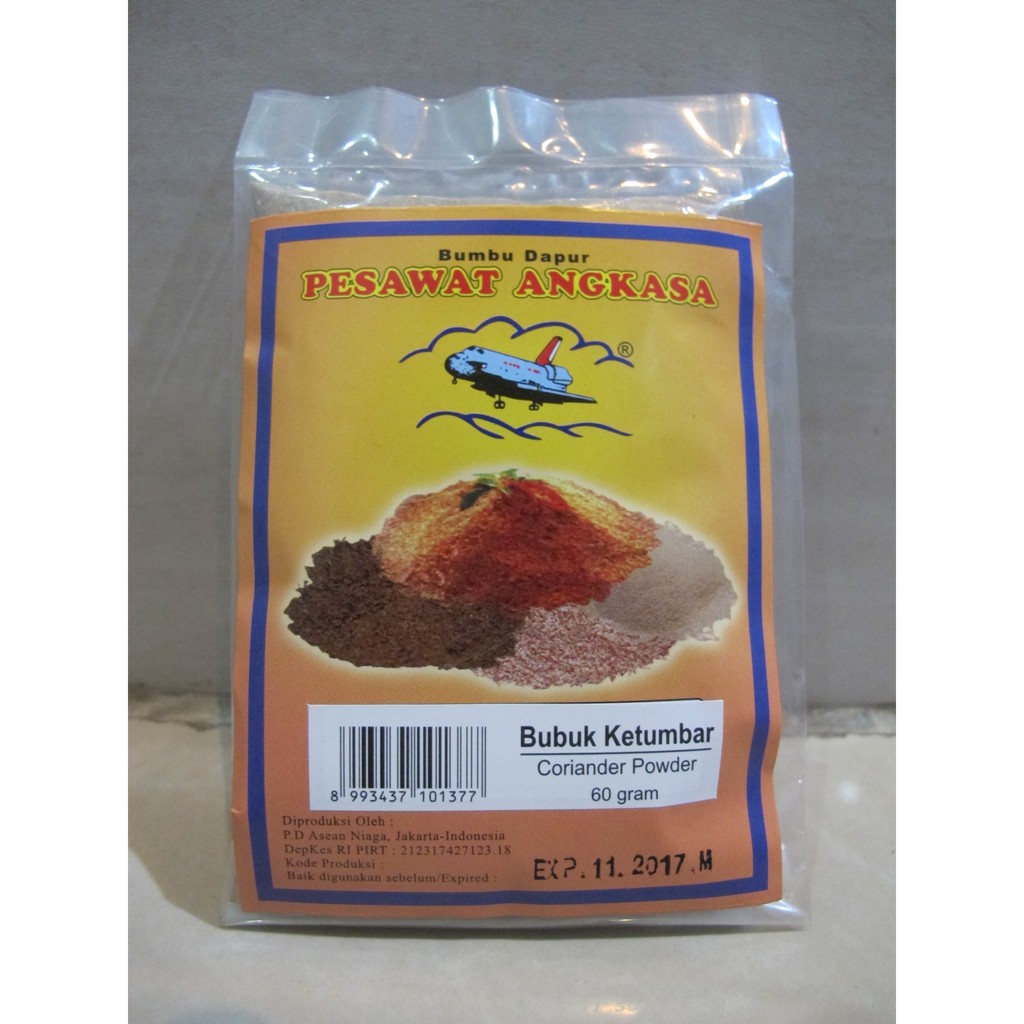 

SACHET BUBUK/BIJI KETUMBAR CAP PESAWAT ANGKASA