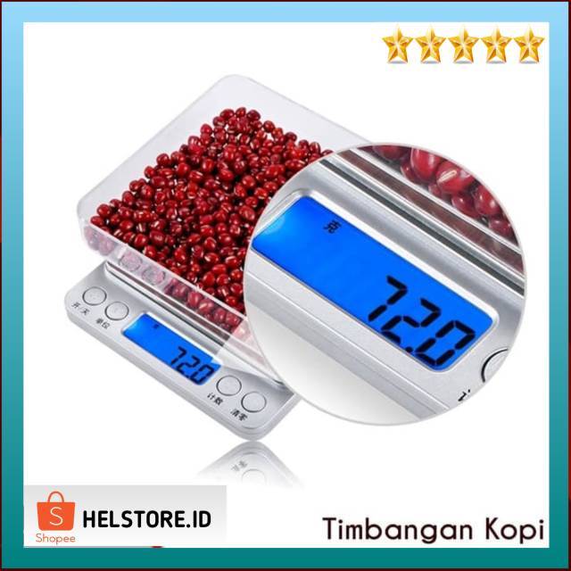 TIMBANGAN KOPI DIGITAL TIMBANGAN KUE DAPUR DIGITAL 3 KG 0,1 GRAM
