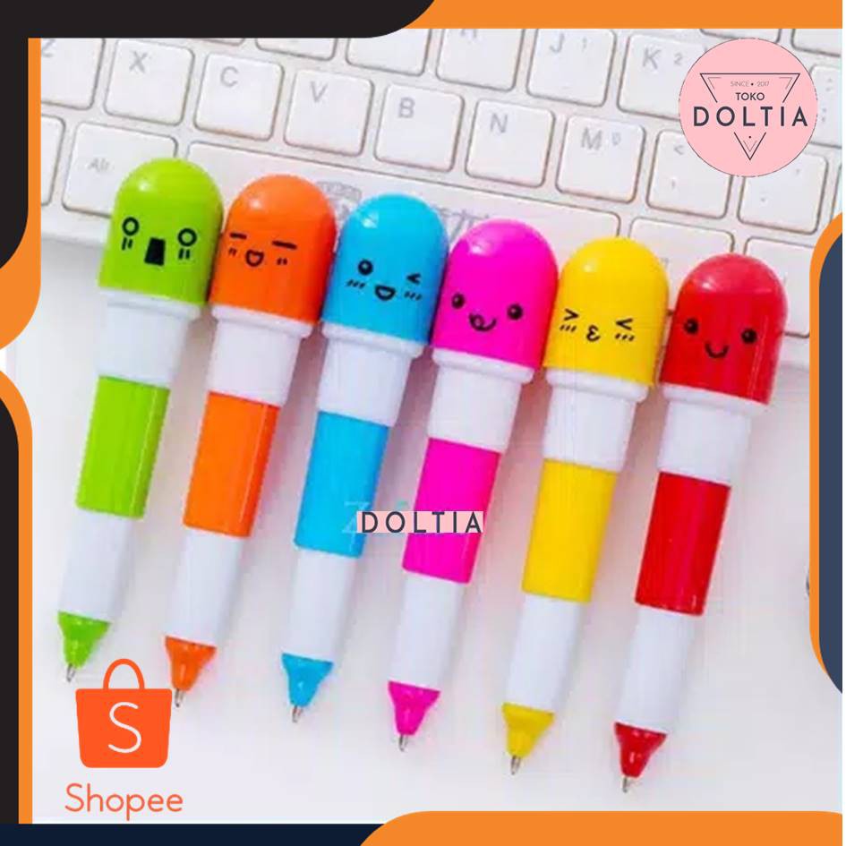 

Pulpen Kapsul Vitamin Tablet/Pena Vitamin/pulpen Obat Kapsul Unik