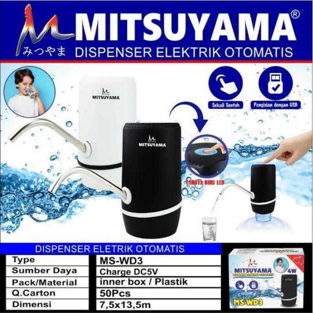 Pompa Galon Elektrik Mitsuyama / Dispenser Air Elektrik