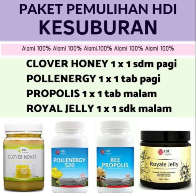 Paket Promil 1 Program Hamil Cepat Hdi 4produk Indonesia