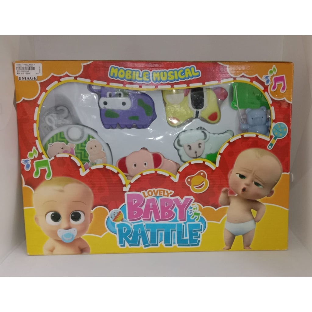 Mainan Rattle  Bayi Lovely Baby Toys Musical Mobile