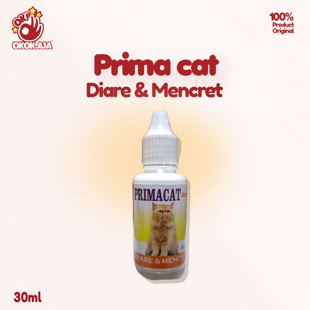 Obat diare dan mencret untuk Kucing - PRIMACAT drops 30ml