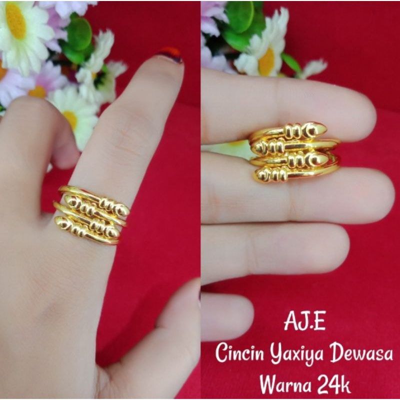 cincin pita bayi/anak lapis emas 24k